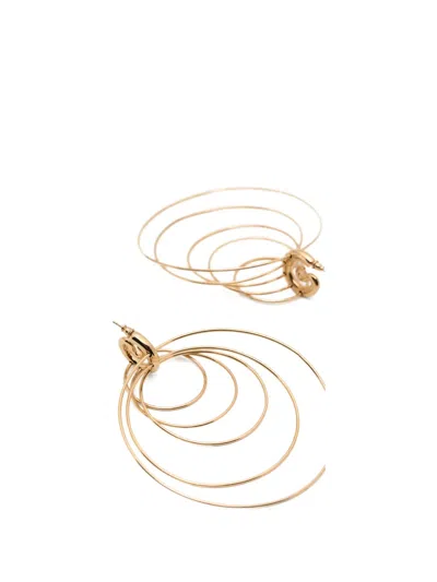 Panconesi Multi-hoop Earrings In Gold