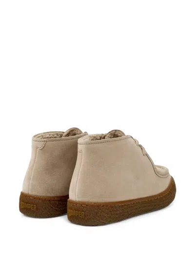 Camper Peu Terreno Leather Ankle Boots In Multi