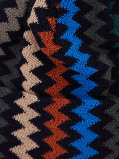 Missoni Zigzag-knit Beanie Hat In Multi