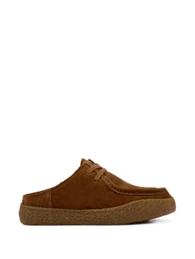 Camper Peu Terreno Suede Mules In Multi