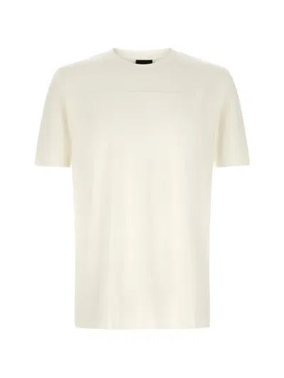 Thom Krom Geometric-stitching T-shirt In White