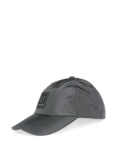 Armani Exchange Logo-patch Baseball Cap In Gray