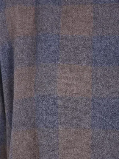 Daniela Gregis Check-pattern Cashmere Sweater In Multi