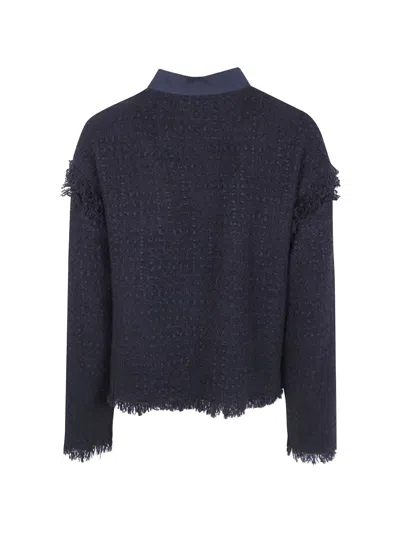 Mantù Long-sleeve Jacket In Blue
