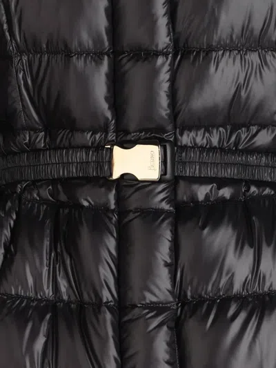 Herno Direct-injected Down Filled Down Jacket In Black