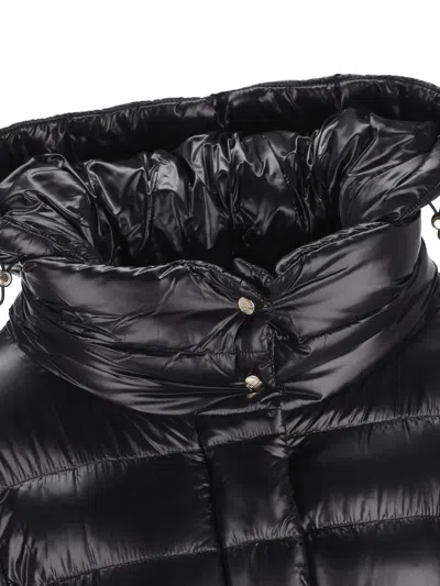 Herno Direct-injected Down Filled Down Jacket In Black