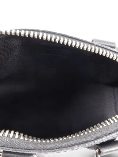 Pre-owned Louis Vuitton Keepall Xs Monogram Eclipse Shoulder Bag In Black