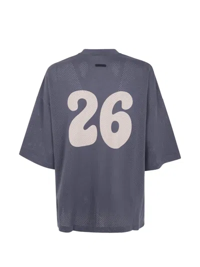 Essentials Sport-mesh Merch T-shirt In Blue