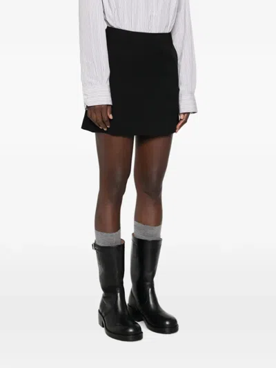 Dunst A-line Mini Skirt In Black