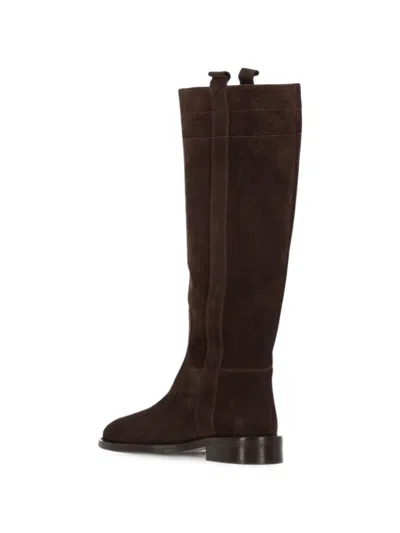 Status Suede Panelled Boots In Multi