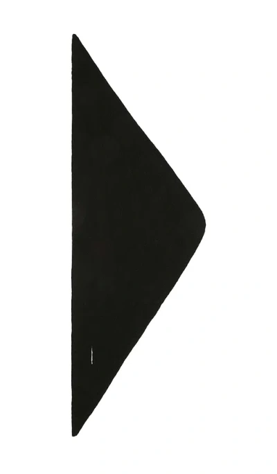 Hat Attack Triangle Knit Scarf In Black