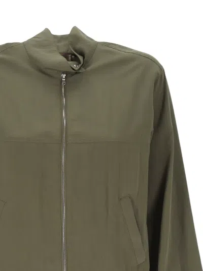 Emme Zip-up Drawstring Jacket In Gray