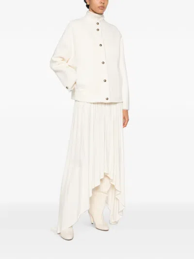Max Mara Palmizi Button-up Jacket In Neutral