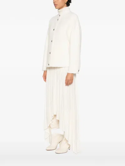 Max Mara Palmizi Button-up Jacket In Neutral