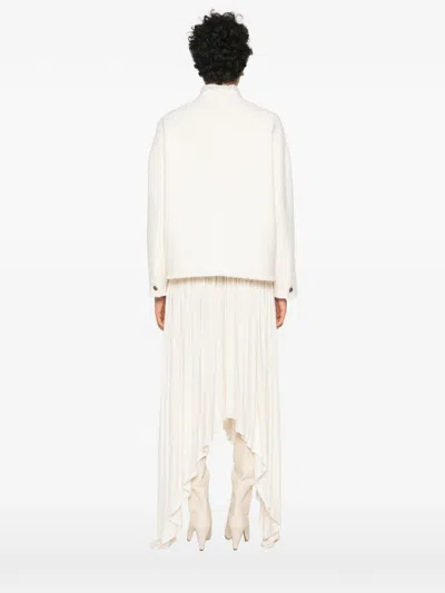 Max Mara Palmizi Button-up Jacket In Neutral