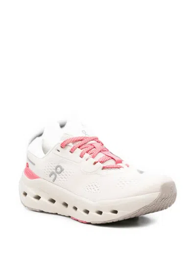 On Cloudrunner Mesh Sneakers In White