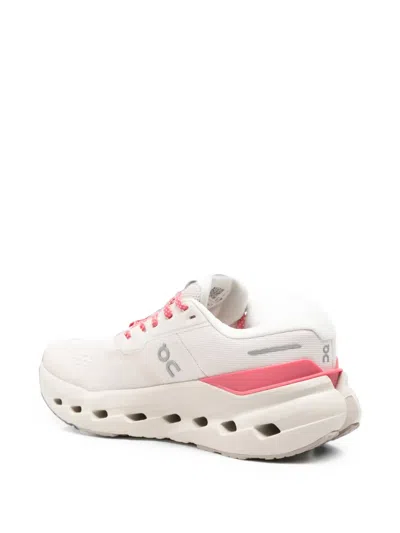 On Cloudrunner Mesh Sneakers In White