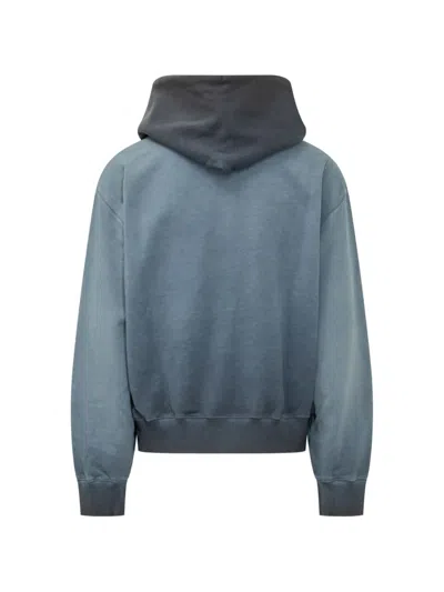 Off-white Narciso Graphic-print Hoodie In Blue