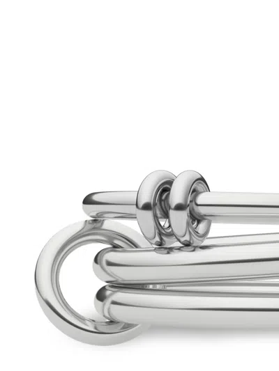Spinelli Kilcollin Raneth Link Connector Ring In Silver