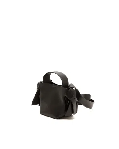 Pre-owned Acne Studios Musubi Micro Bag In Black