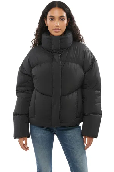 Bacon Black Polyamide New Order Down Jacket In Black