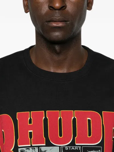 Rhude Desert Decides Graphic Tee In Black