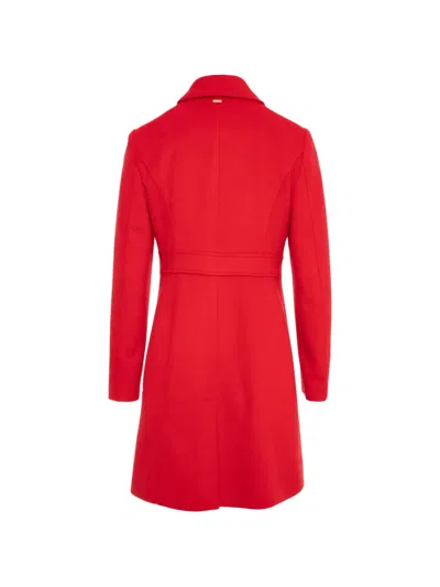 Fracomina Double-breasted Coat In Multi