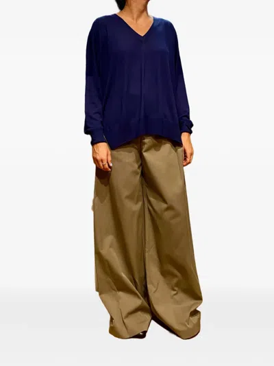 Gran Sasso Pullover Mit V-ausschnitt In Blue
