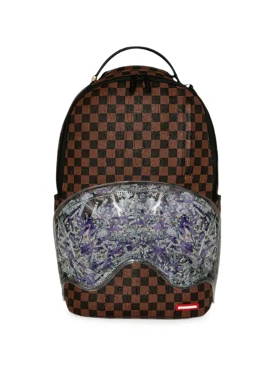 Sprayground Shred Shark Backpack In Brown