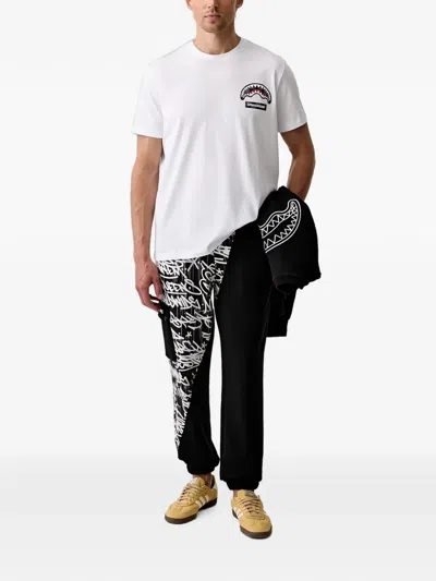 Sprayground Cotton T-shirt In White