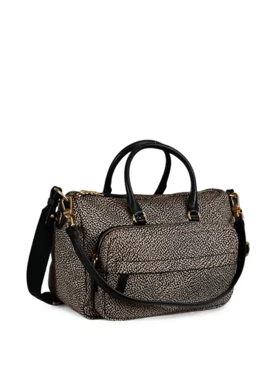 Borbonese Adjustable-strap Weekend Bag In Brown