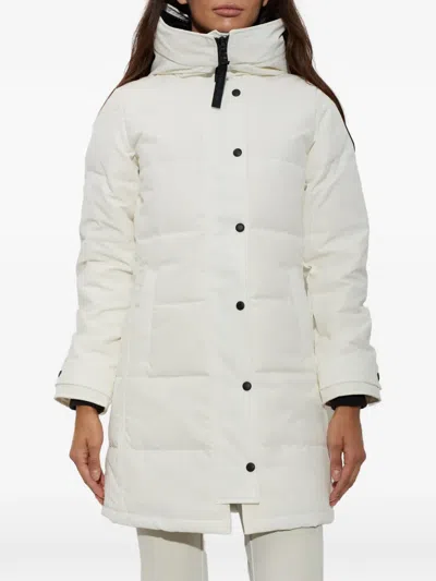 Canada Goose Shelburne Down Parka In White