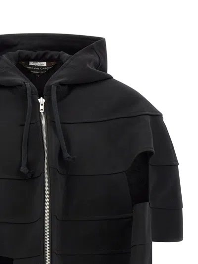 Comme Des Garçons Black Solid Hood Jacket In Black