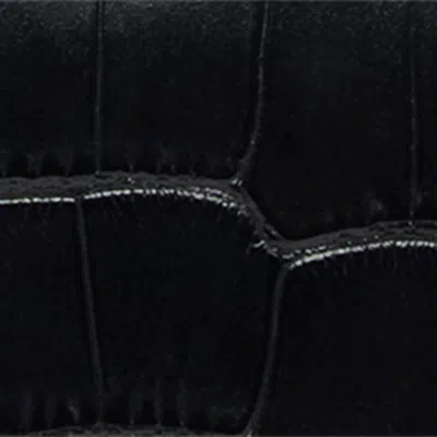 Tom Ford Croc-embossed Leather Wallet In Black