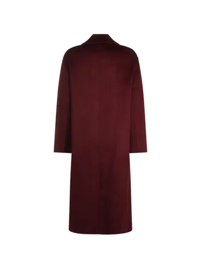 The Dynamis Studio Double-breasted Coat In Red