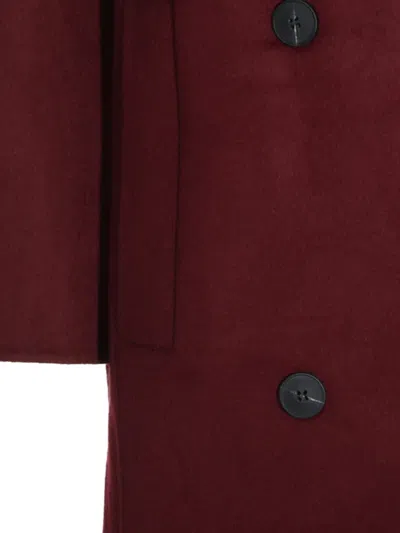 The Dynamis Studio Double-breasted Coat In Red