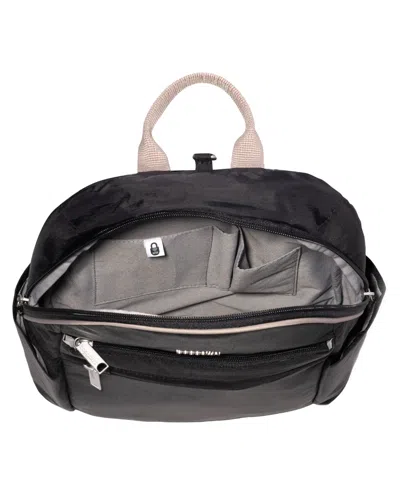 Baggallini Anti-theft Vacation Backpack In Black,neutral