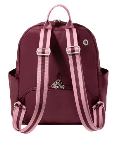 Baggallini Anti-theft Vacation Backpack In Jam,dusty Mauve