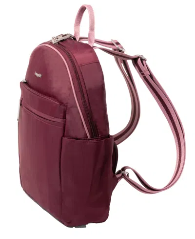 Baggallini Anti-theft Vacation Backpack In Jam,dusty Mauve