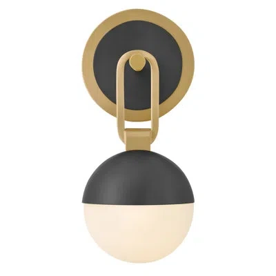 Hinkley Bowie Medium Single Light Sconce In Black