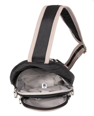 Baggallini Securtex Anti-theft Daytripper Sling In Black