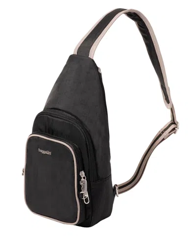 Baggallini Securtex Anti-theft Daytripper Sling In Black