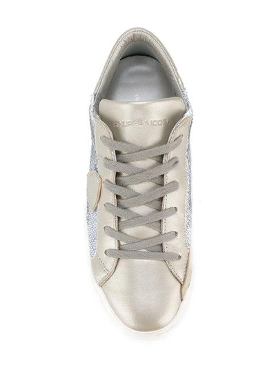Shop Philippe Model Sequin Embellished Sneakers