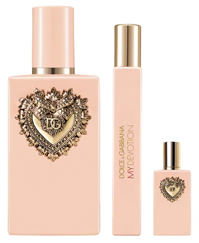 Dolce & Gabbana 3-piece My Devotion Intense Eau De Parfum Spray Gift Set In Multi