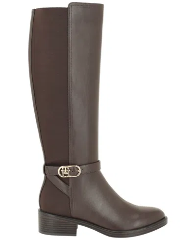 Tommy Hilfiger Illuna Knee High Boot In Brown