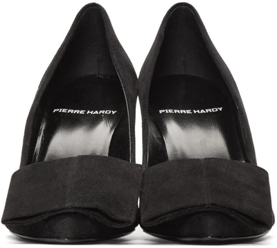 Pierre Hardy Black Suede Obi Heels