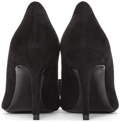 Pierre Hardy Black Suede Obi Heels
