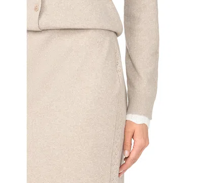 Cece Women's Pull-on Pencil Knit Midi Skirt In Multi