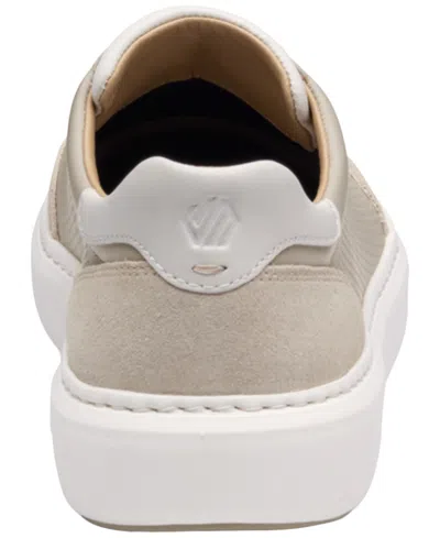 Johnston & Murphy Anders Perforated Leather Sneaker In Neutral
