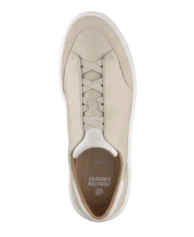 Johnston & Murphy Anders Perforated Leather Sneaker In Neutral